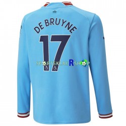Manchester City drakt De Bruyne 17 Hjemmetrøye Lang erm 2022-23 , Herre