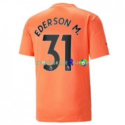 Manchester City drakt Ederson M. 31 Keeper Tredjetrøye Kort erm 2022-23 , Herre