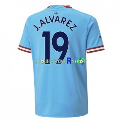 Manchester City drakt J. ALVAREZ 19 Hjemmetrøye Kort erm 2022-23 , Herre