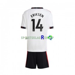 Manchester Utd drakt Christian Eriksen 14 Bortetrøye Kort erm 2022-23 , Barnesett
