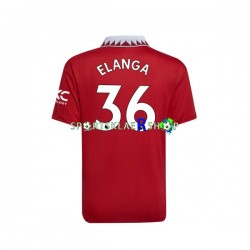 Manchester Utd drakt Elanga 36 Hjemmetrøye Kort erm 2022-23 , Herre