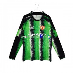 Manchester Utd drakt Keeper Retro Hjemmetrøye Lang erm 1990-1991, Herre