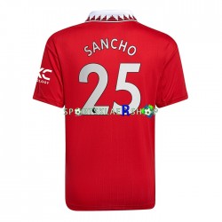 Manchester Utd drakt Jadon Sancho 25 Hjemmetrøye Kort erm 2022-23 , Herre