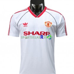 Manchester Utd drakt 1988 Retro Bortetrøye Kort erm , Herre