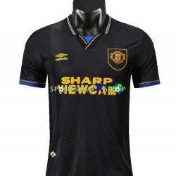 Manchester Utd drakt Retro Bortetrøye Kort erm 1994 , Herre