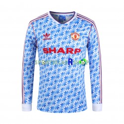 Manchester Utd drakt 1992 Retro Hjemmetrøye Lang erm , Herre