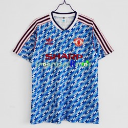 Manchester Utd drakt 1992 Retro Hjemmetrøye Kort erm , Herre