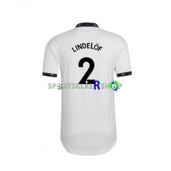 Manchester Utd drakt Victor Lindelof 2 Bortetrøye Kort erm 2022-23 , Herre