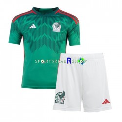 Mexico drakt Hjemmetrøye Kort erm VM 2022 , Barnesett