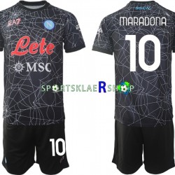 Napoli drakt Diego Maradona 10 Special Hjemmetrøye Kort erm 2021-22 , Barnesett