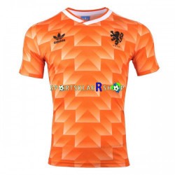 Nederland drakt 1988 Retro Hjemmetrøye Kort erm , Herre