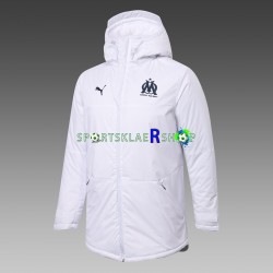 Olympique de Marseille Hvit Trenings Allværsjakke , Herre