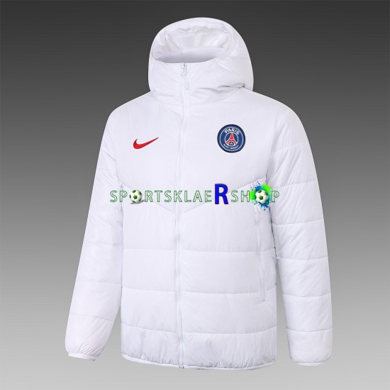 Paris Saint-Germain Hvit Vinter Bomullsfrakk SKU001 , Herre