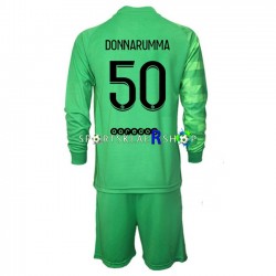 Paris Saint-Germain drakt Gianluigi Donnarumma 50 Keeper Tredjetrøye Lang erm 2021-22 , Barnesett