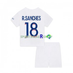 Paris Saint-Germain drakt R.Sanches 18 Tredjetrøye Kort erm 2022-23 , Barnesett