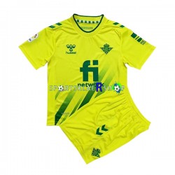 Real Betis drakt Keeper Bortetrøye Kort erm 2022-23 , Barnesett