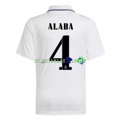 Real Madrid drakt Alaba 4 Hjemmetrøye Kort erm 2022-23 , Herre