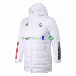 Real Madrid Hvit Vinter Bomullsfrakk , Herre