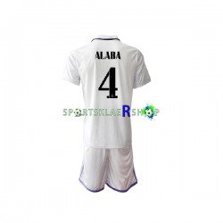 Real Madrid drakt David Alaba 4 Hjemmetrøye Kort erm 2022-23 , Barnesett
