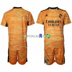 Real Madrid drakt Keeper Bortetrøye Kort erm 2021-22 , Barnesett