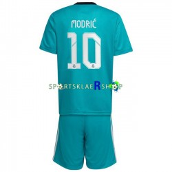 Real Madrid drakt Modrić Luka 10 Tredjetrøye Kort erm 2021-22 , Barnesett