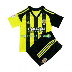 Real Zaragoza drakt Bortetrøye Kort erm 2022-23 , Barnesett