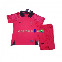 Sør-Korea drakt Hjemmetrøye Kort erm VM 2022 , Barnesett