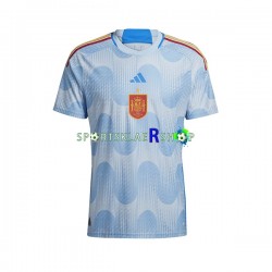 Spania drakt Bortetrøye Kort erm VM 2022 , Herre