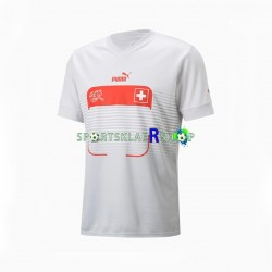 Sveits drakt Bortetrøye Kort erm VM 2022 , Herre