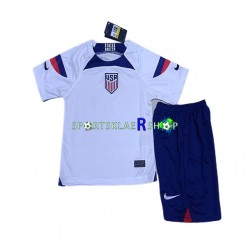 USA drakt Hjemmetrøye Kort erm VM 2022 , Barnesett