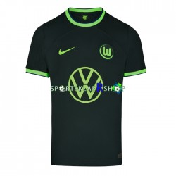 VfL Wolfsburg drakt Bortetrøye Kort erm 2022-23 , Herre