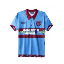 West Ham United drakt Retro Hjemmetrøye Kort erm 1995-1996 , Herre