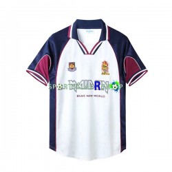 West Ham United drakt Iron Maiden Retro Bortetrøye Kort erm 1999 , Herre