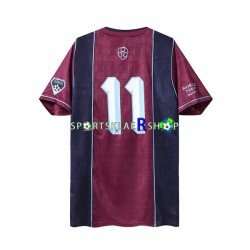 West Ham United drakt Iron Maiden Retro Bortetrøye Kort erm 2011 , Herre