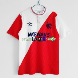 Wolverhampton Wanderers drakt 1987-1988 Retro Bortetrøye Kort erm , Herre